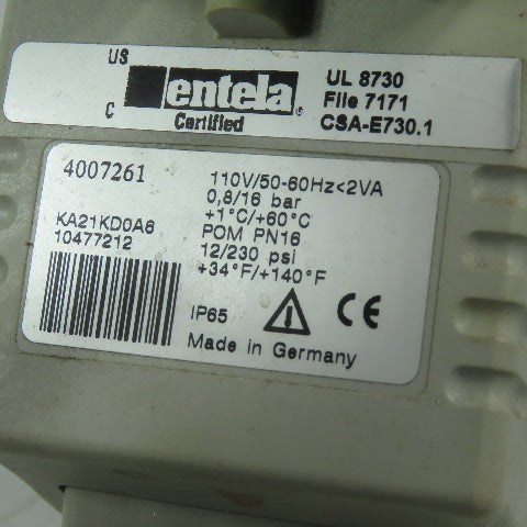 Scales Industrial Technologies SAK-A21 Condensate /Coolant Pump 120V W/Alarm