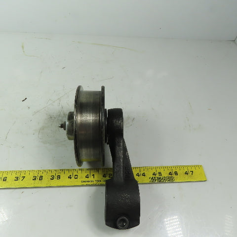 Brewer Machine & Gear Swing Arm Manual Tensioner Rod Mount 1" ID W/Idler Pully