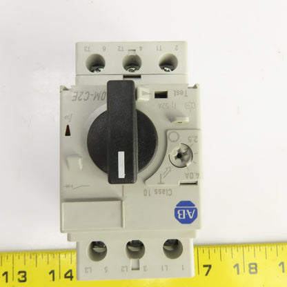 Allen Bradley 140M-C2E-B40 600V 3Hp Motor Overload Breaker 2.5-4.0A