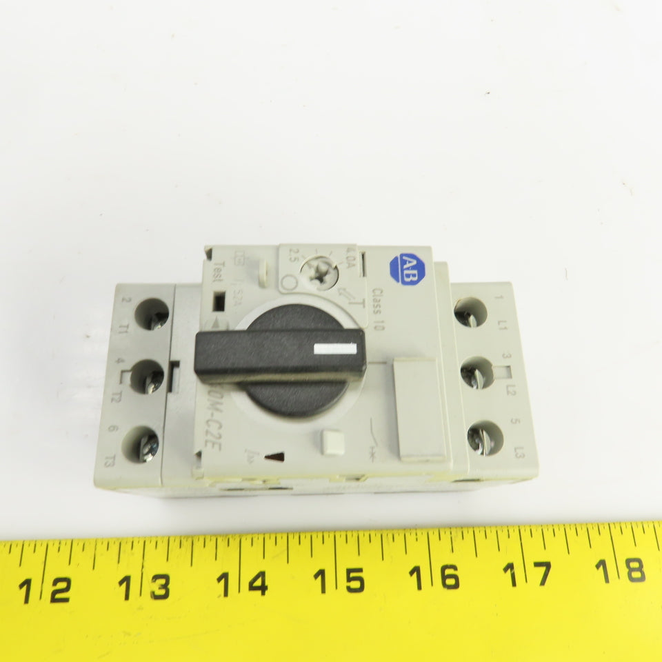 Allen Bradley 140M-C2E-B40 600V 3Hp Motor Overload Breaker 2.5-4.0A