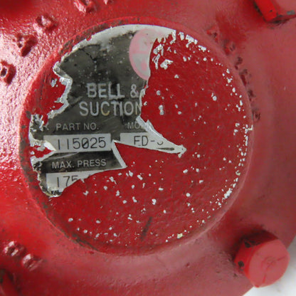 Bell & Gossett 115025 ED-3 3" x 4" Flange Mount Suction Diffuser 175 PSI