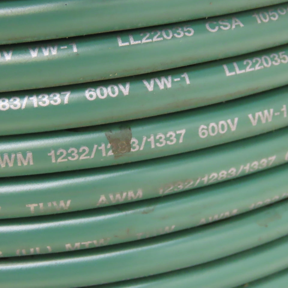 790' 6 AWG Gauge MTW THW AWM Stranded Green Copper Building Wire Cable 600V