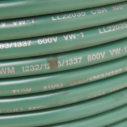 790' 6 AWG Gauge MTW THW AWM Stranded Green Copper Building Wire Cable 600V