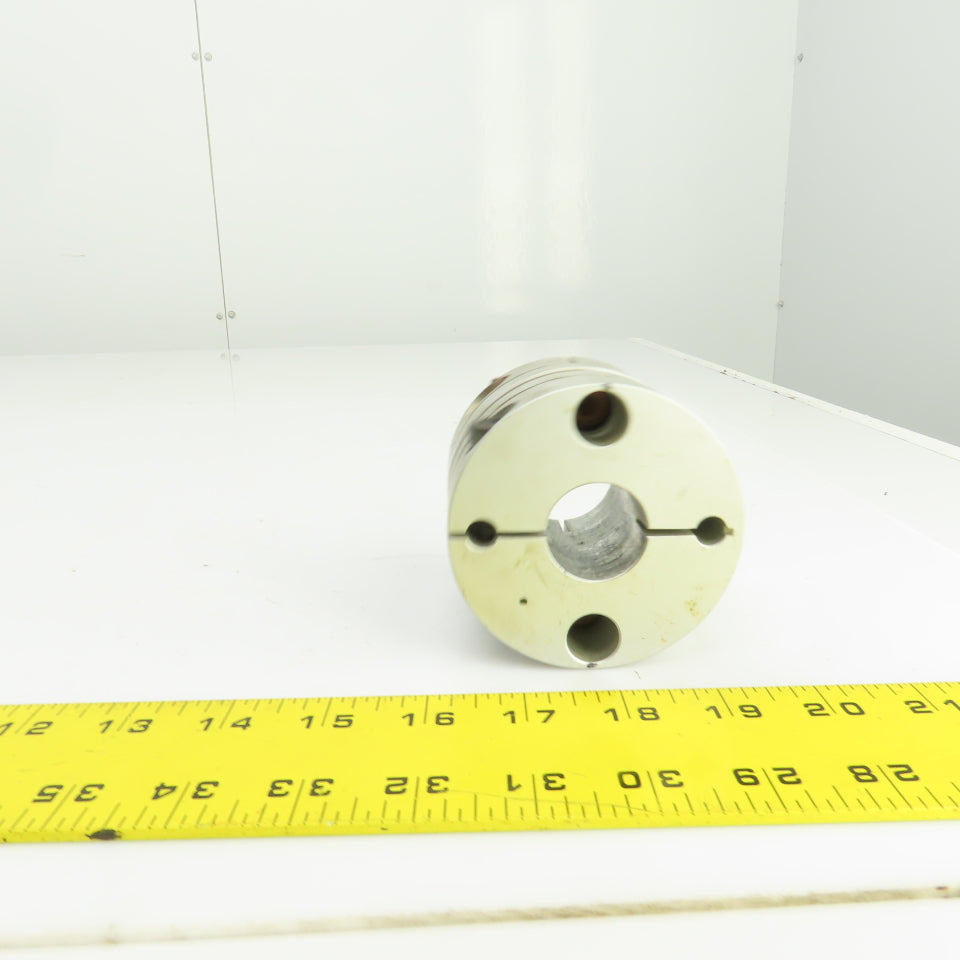 1" x 1-3/8" Flexible Aluminum Coupling 2-5/8" OAL 3-1/4" OD