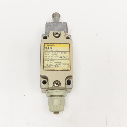 Omron D4B-2B71N Limit Switch Roller Plunger 400V