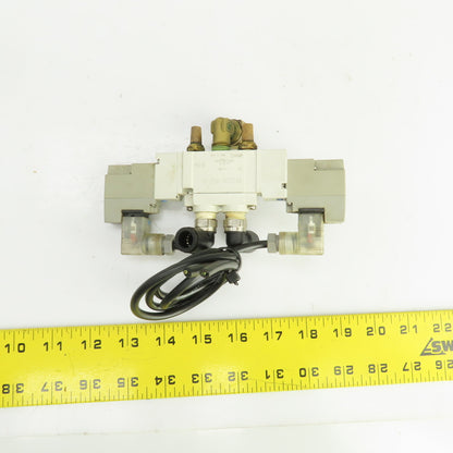 SMC SY7220-3DZ-02 Pneumatic Double Solenoid Valve 0.1-0.7MPa 110V