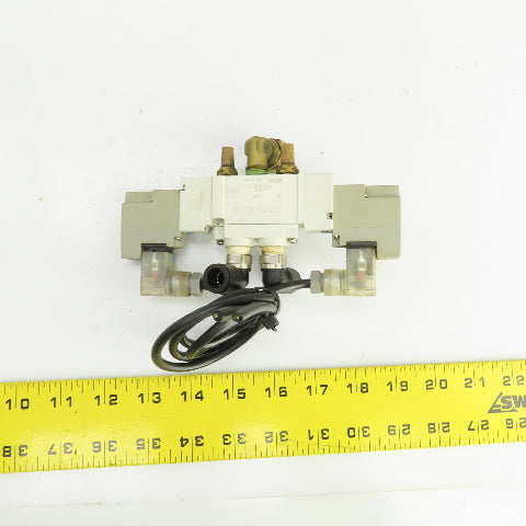SMC SY7220-3DZ-02 Pneumatic Double Solenoid Valve 0.1-0.7MPa 110V