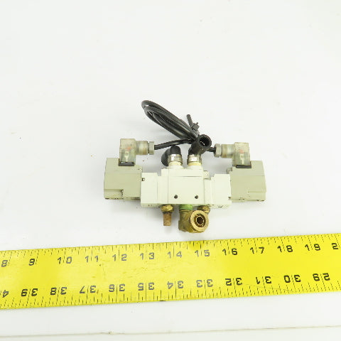 SMC SY7220-3DZ-02 Pneumatic Double Solenoid Valve 0.1-0.7MPa 110V