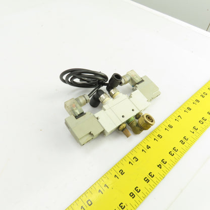 SMC SY7220-3DZ-02 Pneumatic Double Solenoid Valve 0.1-0.7MPa 110V