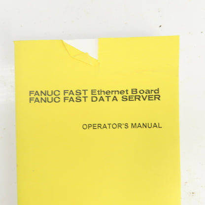 Fanuc B-63644EN/02 Fast Ethernet Board /  Data Server Operators Manual