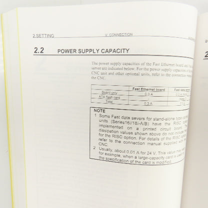 Fanuc B-63644EN/02 Fast Ethernet Board /  Data Server Operators Manual