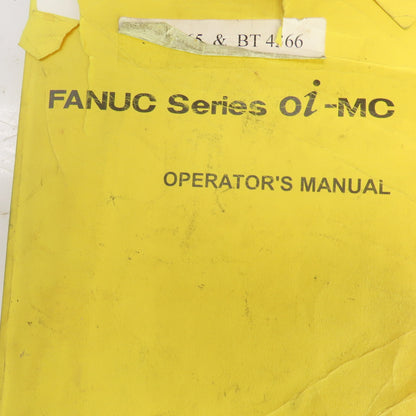 Fanuc B-64124EN/01 Series oi-MC Operators Manual