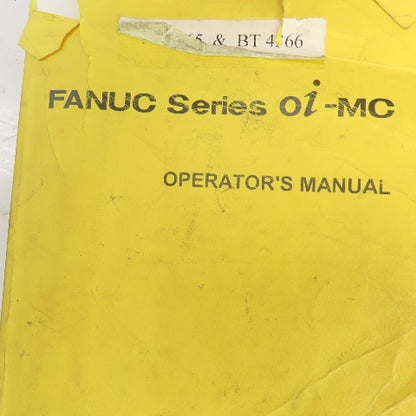 Fanuc B-64124EN/01 Series oi-MC Operators Manual