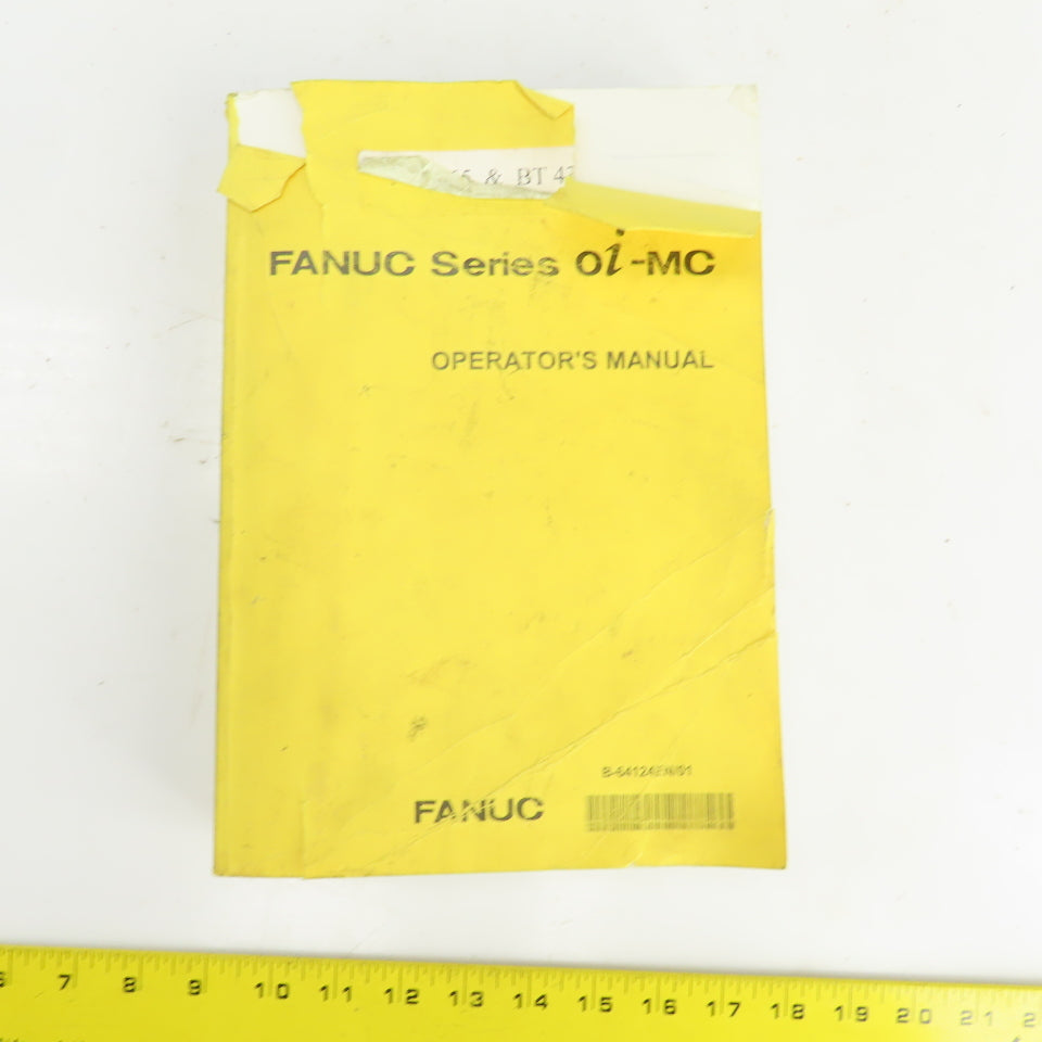 Fanuc B-64124EN/01 Series oi-MC Operators Manual