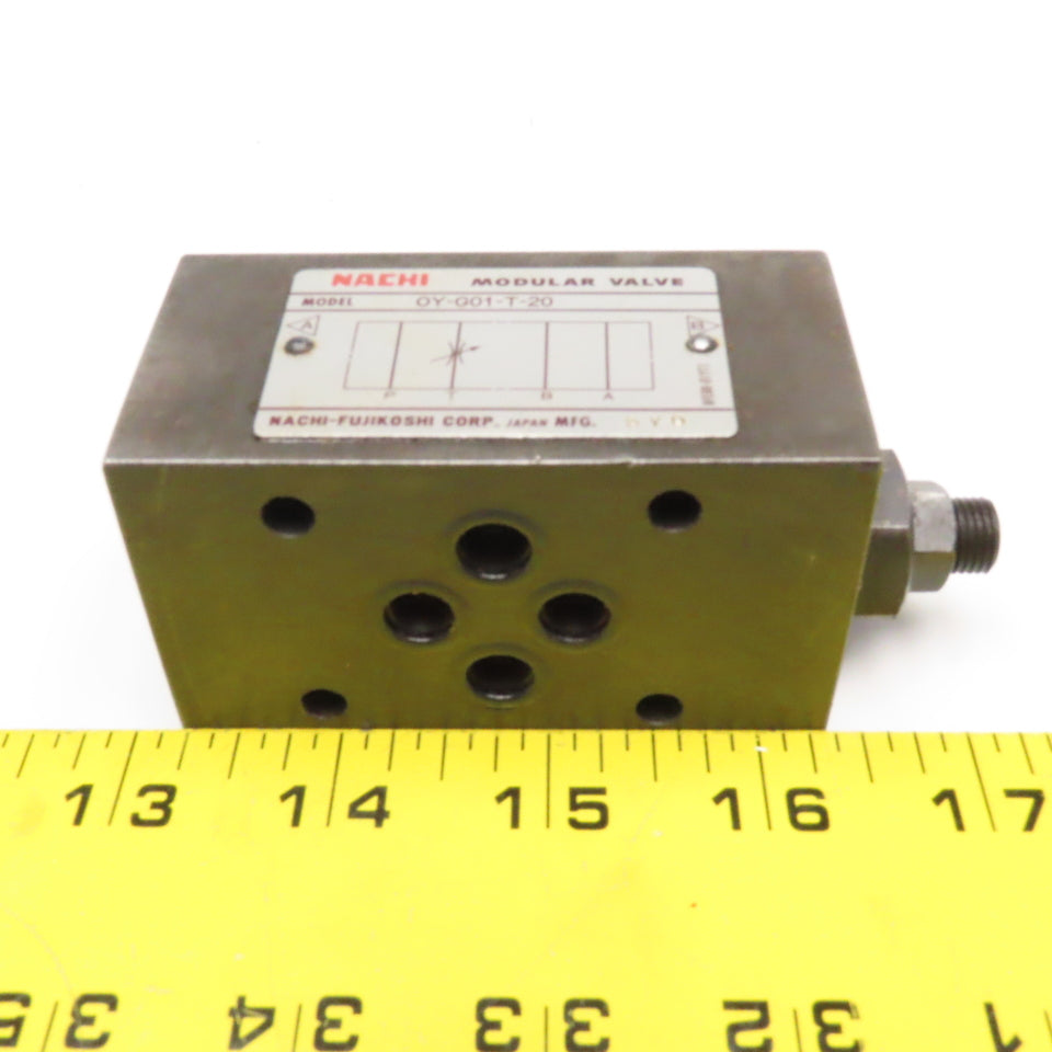 Nachi OY-G01-T-20 Hydraulic Modular Stack Valve