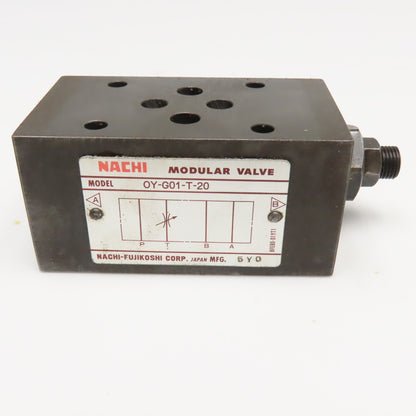 Nachi OY-G01-T-20 Hydraulic Modular Stack Valve