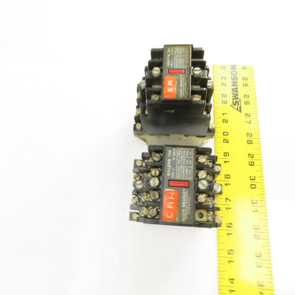 Allen Bradley 700-N400A1 Control Relay 120V W/700-NA40 Lot Of 2