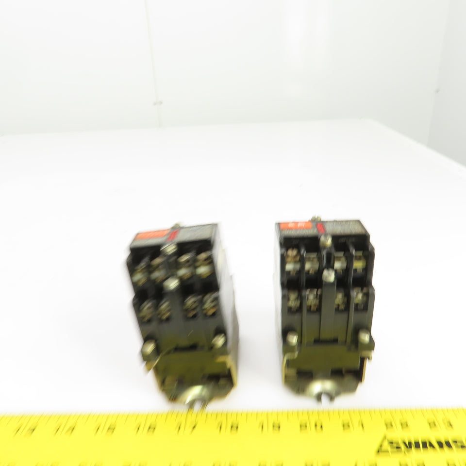 Allen Bradley 700-N400A1 Control Relay 120V W/700-NA40 Lot Of 2