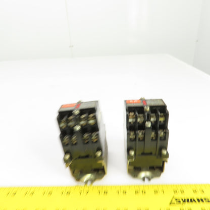 Allen Bradley 700-N400A1 Control Relay 120V W/700-NA40 Lot Of 2