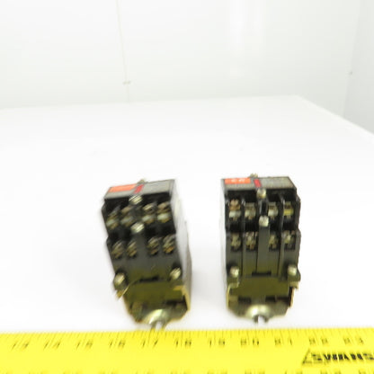 Allen Bradley 700-N400A1 Control Relay 120V W/700-NA40 Lot Of 2
