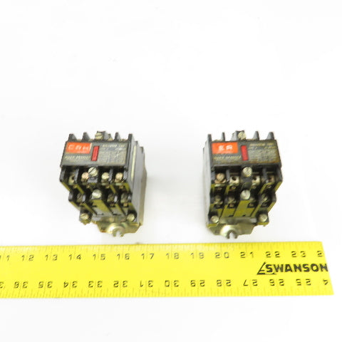 Allen Bradley 700-N400A1 Control Relay 120V W/700-NA40 Lot Of 2