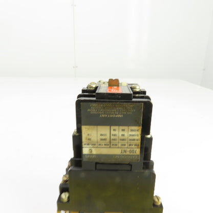 Allen Bradley 700-NT200A1 Pneumatic Time Delay Relay 120V W/700-NT