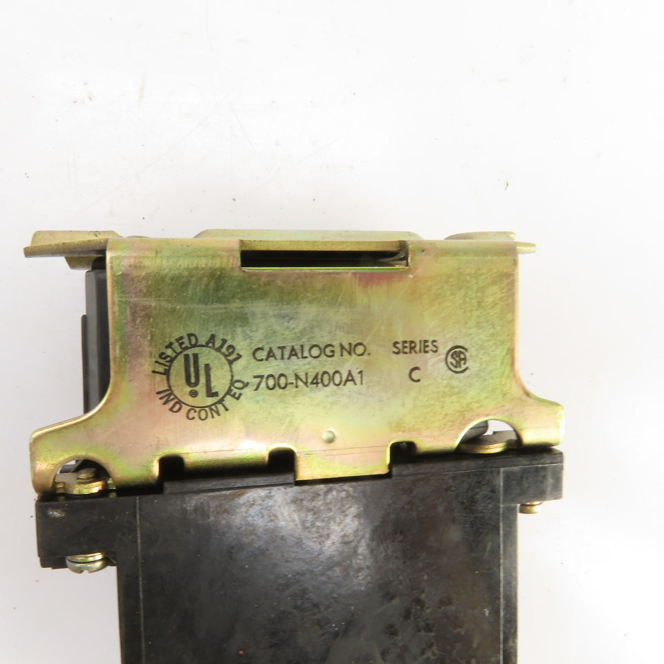 Allen Bradley 700-NT400A1 Pneumatic Time Delay Relay 120V W/700-NT