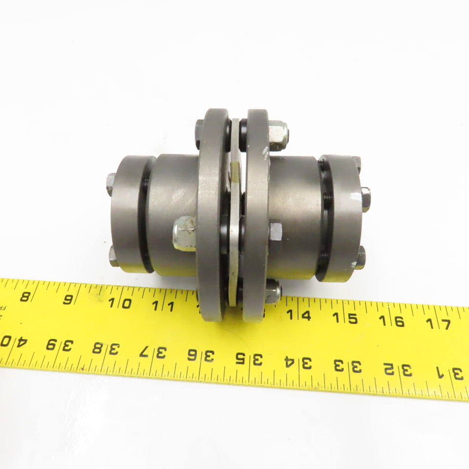 1-3/8" x 1-1/8" Flexible Steel Disc Coupling 4-1/2" Wide