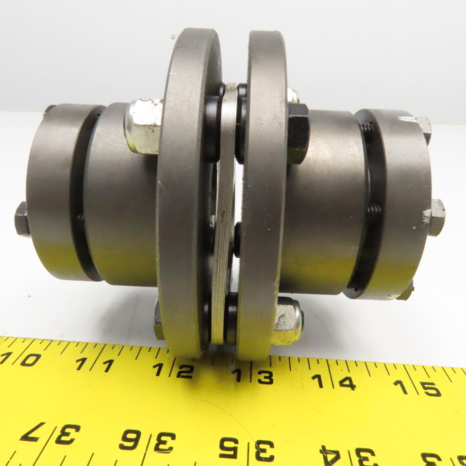 1-3/8" x 1-1/8" Flexible Steel Disc Coupling 4-1/2" Wide