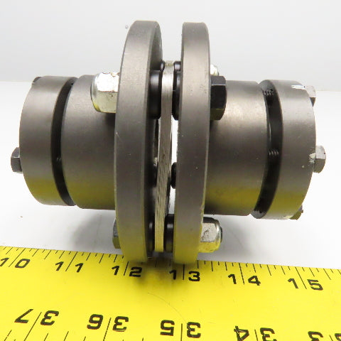 1-3/8" x 1-1/8" Flexible Steel Disc Coupling 4-1/2" Wide