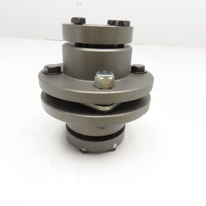 1-3/8" x 1-1/8" Flexible Steel Disc Coupling 4-1/2" Wide