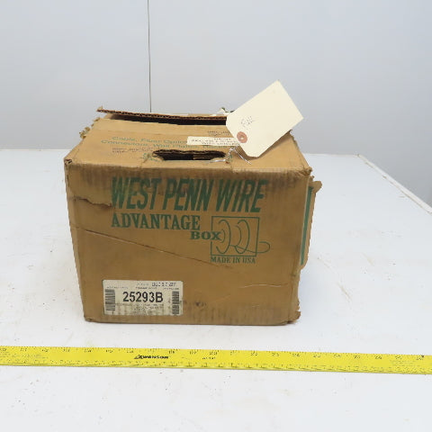 West Penn Wire 25293B 1 Pair 18GA Plenum Control Cable Shielded Gray 1000'