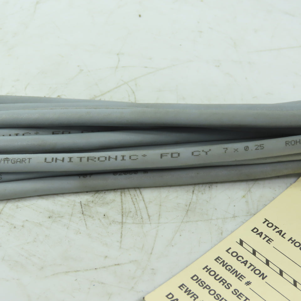 Lapp 0027429 35' Unitronic FD CY 7x0.25 Screened Data Shielded Cable 8 Conductor