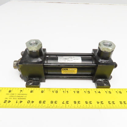 Parker C2HTS29A 3-1/2" Bore 1-1/2" Stroke Double Acting Hydraulic Cylinder