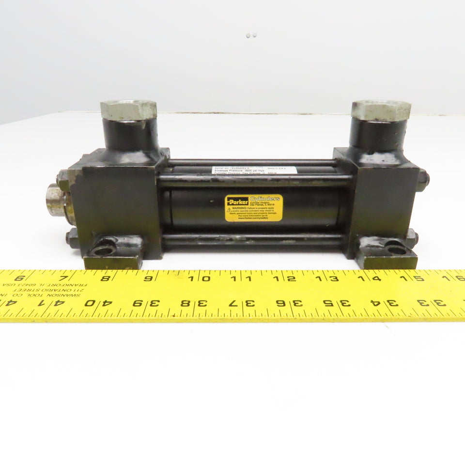 Parker C2HTS29A 3-1/2" Bore 1-1/2" Stroke Double Acting Hydraulic Cylinder