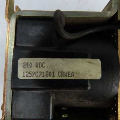 Westinghouse BFD22T Type BF Industrial Control Relay 240VDC Coil