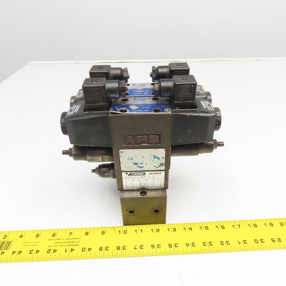Vickers DG4V-3-C-M-U1-T-7-50 Hydraulic Stack Valve Regulator Check Manifold 110V