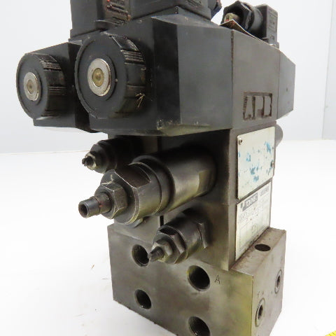 Vickers DG4V-3-C-M-U1-T-7-50 Hydraulic Stack Valve Regulator Check Manifold 110V