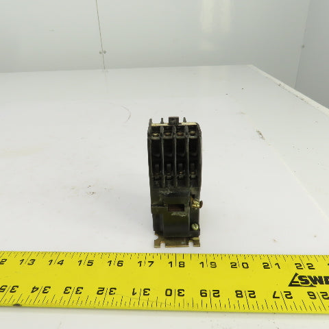 Westinghouse BFF Industrial Control Relay 120V AC Coil