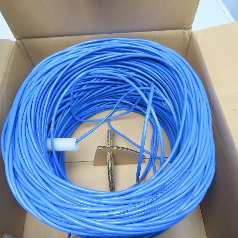 Dynaflex CAT5e Unshielded Ethernet Cable 24 AWG 4 Twisted Pair Blue 1000'