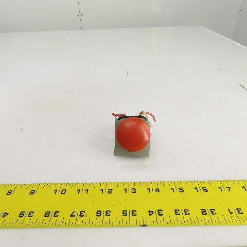 Allen Bradley 600V Mushroom Head Emergency Stop E-Stop Momentary Contact