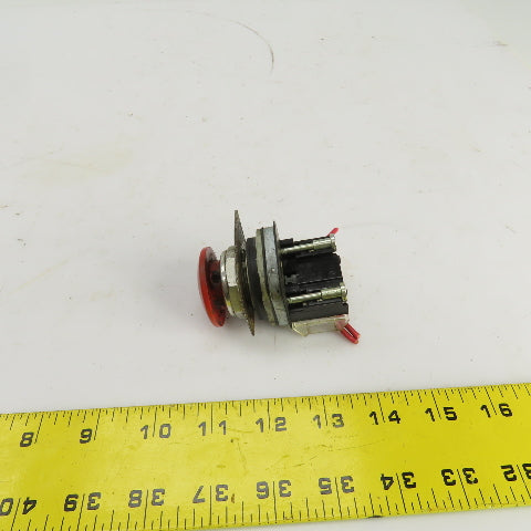 Allen Bradley 600V Mushroom Head Emergency Stop E-Stop Momentary Contact