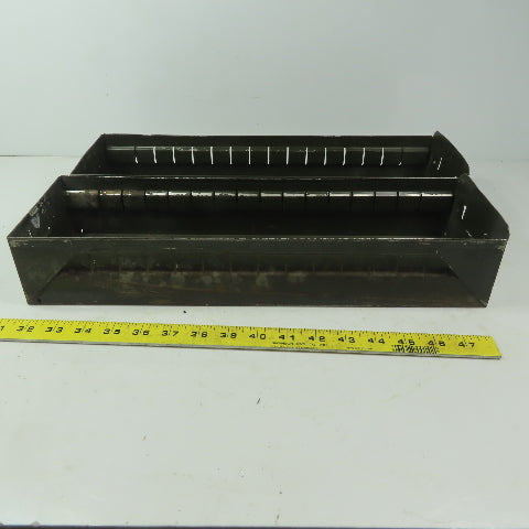 Industrial Metal Small Parts Cabinet Replacement Drawers 17L x 5-1/4W x3"H Lot/2