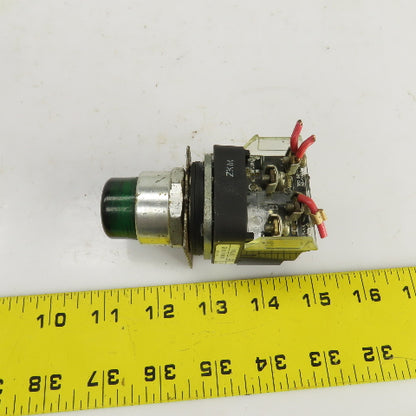Allen Bradley 800T-PB16 120V Illuminated Green Push Button Switch