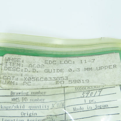 X056C833G53 .3mm EDM Diamond Upper Wire Guide