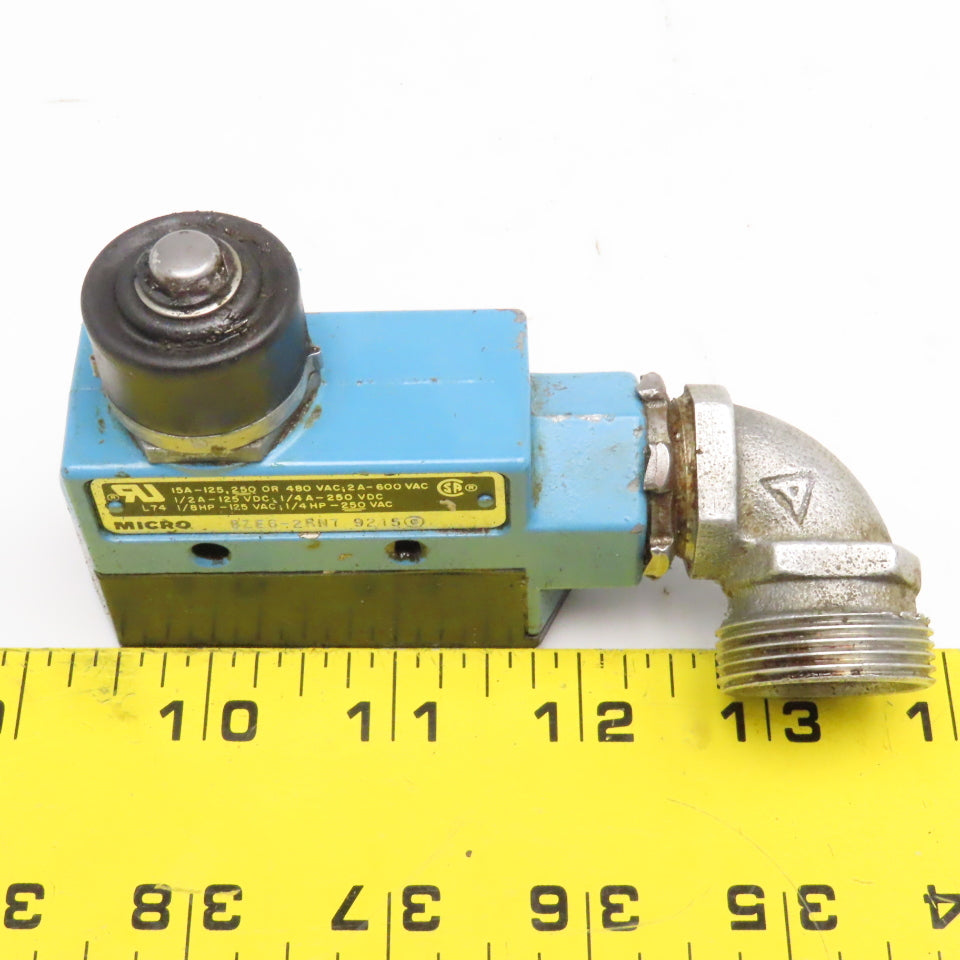 Micro BZE6-2RN7 Push Button Limit Switch 600VAC