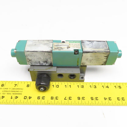 Numatics 082SS63AM000061 3 Position Closed Center Directional Valve 24VDC