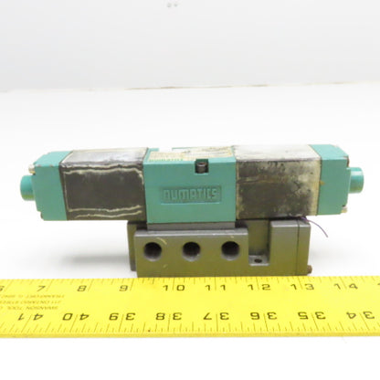 Numatics 082SS63AM000061 3 Position Closed Center Directional Valve 24VDC