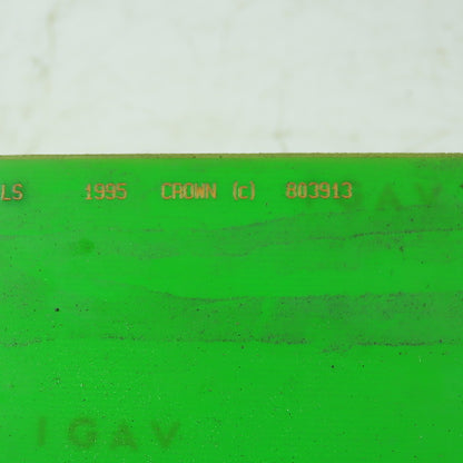 Crown 803913 Control Board From a Series WS2000 Electric Pallet Jack