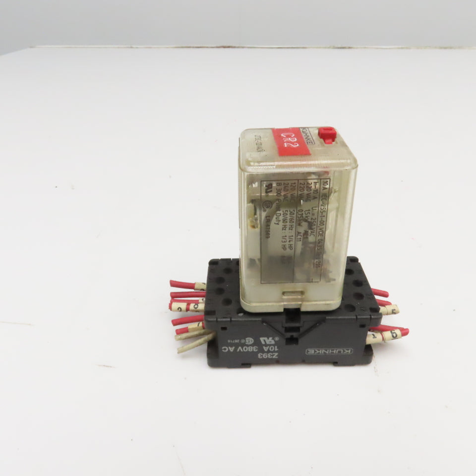 Kuhnke UT3C-120VACN 120V Coil Socket Relay